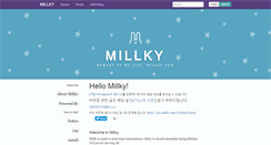 Desktop Screenshot of millky.com