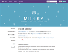 Tablet Screenshot of millky.com